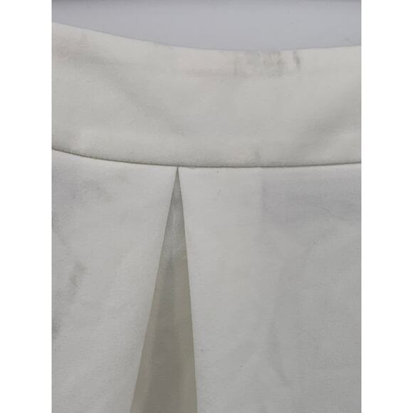 CALVIN KLEIN Women's Plus White Pleated Scuba A-Line Knee-Length Skirt SZ 20W - Picture 6 of 12